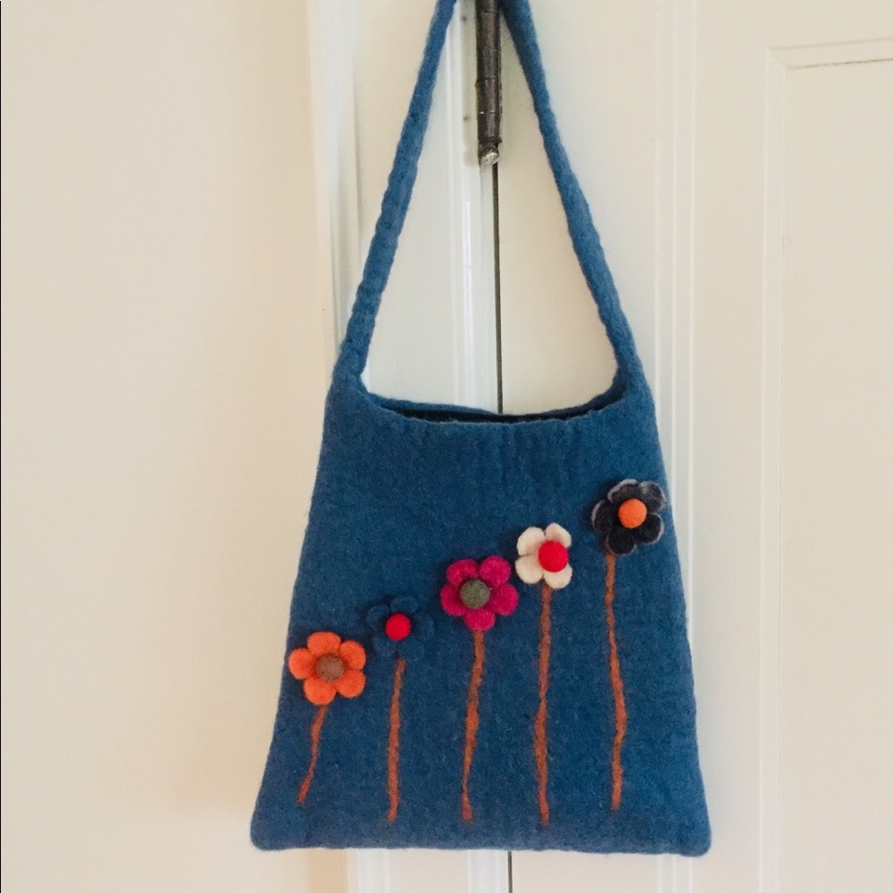 Felt Floral Bag